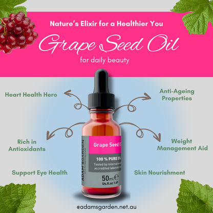 Pure Grape Seed Oil 50ml