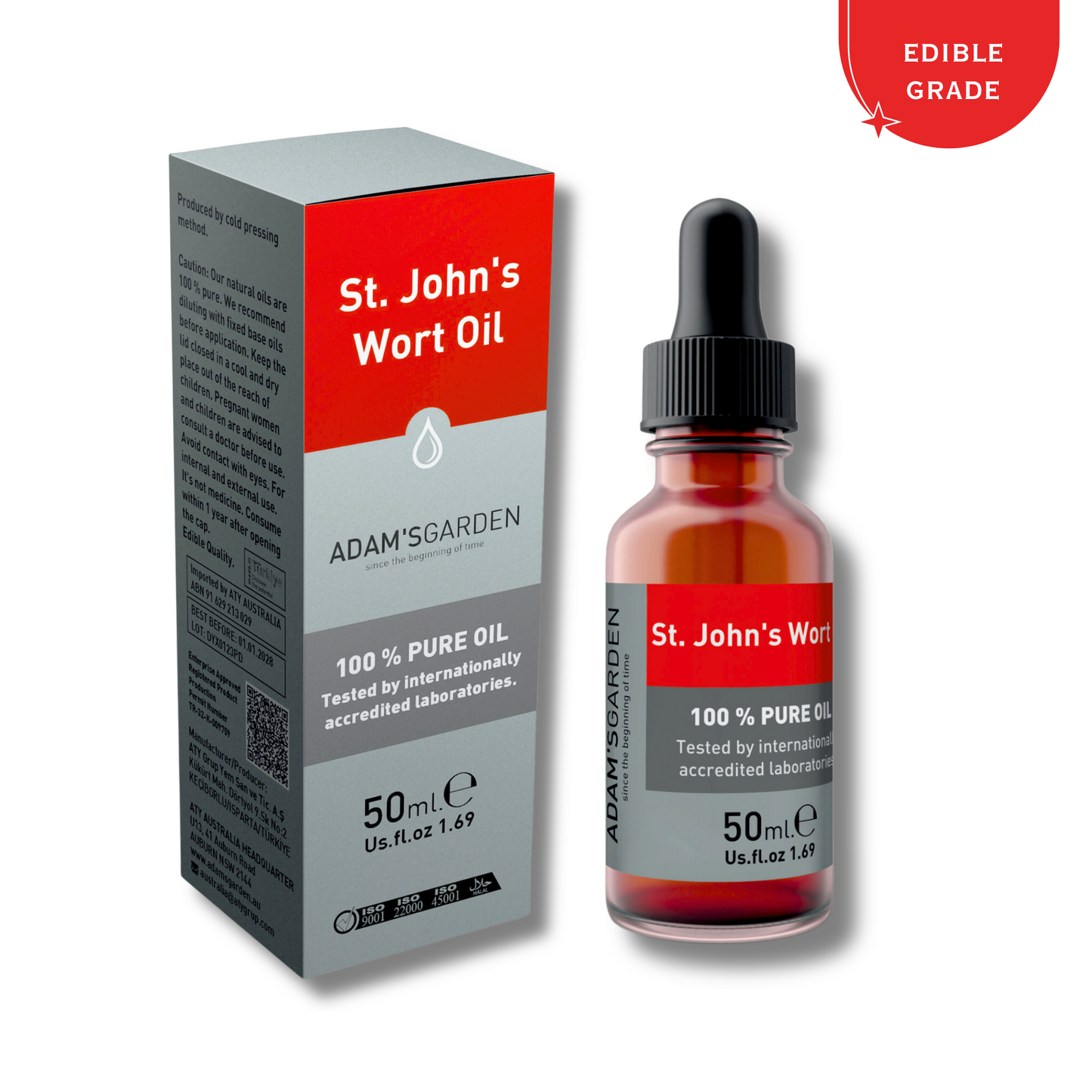Pure St John's Wort Oil 50ml